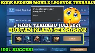 3 KODE REDEEM ML HARI INI JULI 2021 | KODE REDEEM FRAGMENT TERBARU MOBILE LEGEND 2021!