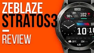 ZEBLAZE STRATOS 3 Unboxing Review - AMOLED 1.43", GORILLA GLASS e GPS ATUALIZADO! Mas vale a pena?