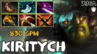 Pos 1 Tiny  - 830 GPM - Kiritych - 7.36a - Immortal Dota 2 Pro Plays