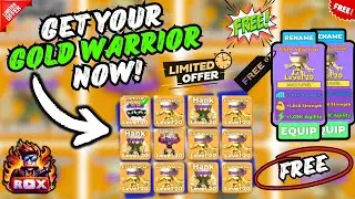 Get Your FREE Gold Warrior PET Now in Muscle Legends 2024 Roblox 🎮 | Muscle Legends Gold Warrior Pet