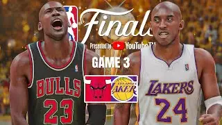 NBA DREAM FINALS | 2010 LAKERS vs 1996 BULLS GAME 3 | NBA 2K24 (PS5)