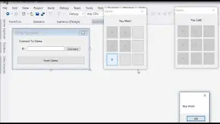 Tic-Tac-Toe (X & O) LAN Game in C#