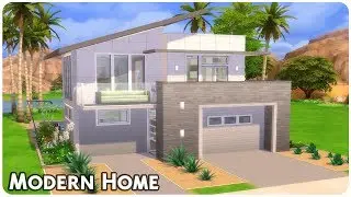 Modern Home | The Sims 4 Speed Build (Restoration)