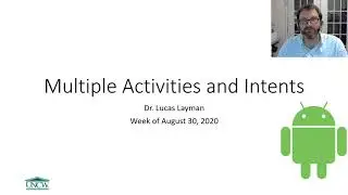 Multiple Activities and Intents