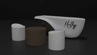 Reception Desk 3D Model