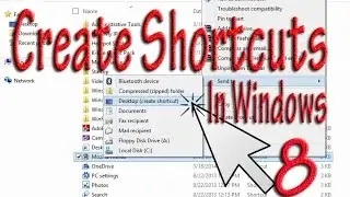 Create Apps Desktop Icon Shortcut on Windows8