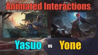 Yasuo vs Yone ! (Animated Special Interactions) Yasuo New Quotes !