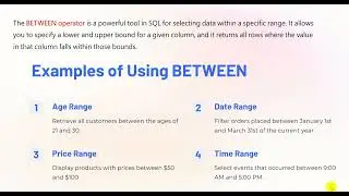 SQL Between Operator - Between Operator in SQL - kaashiv infotech - kaashiv infotech google review
