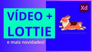 Adicione VÍDEO e LOTTIE no Adobe XD + NOVIDADES 2022!