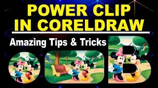 How to Use Power Clip In Coreldraw | Power clip effect | How to set image any shape in coreldraw