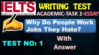 IELTS Writing Task 2: Academic| Model Essay | Test No:1| Band 9 |  Writing 2024 📝📈 #IELTSWriting