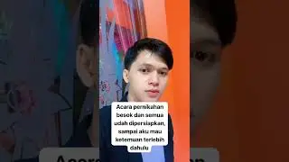 dijodohkan dengan wanita yang aku tidak tau wajahnya 