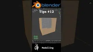 De-selecting multiple faces, edges or vertex group at once in Blender TIPS#12. #Blendershortcuts