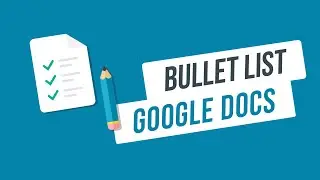 How to Add Bullet and Sub Bullet Points List in Google Docs