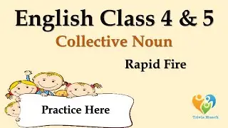 Collective Noun - Rapid Fire Round for class 4 & 5 / Collective Noun Quiz/ Quiz on Collective Noun