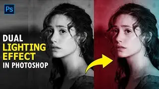 Dual lighting effect photoshop | Photoshop Tutorial