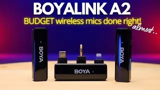 BOYALINK A2 // BUDGET wireless mics done RIGHT! (almost..)