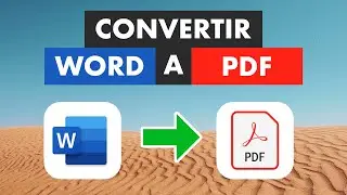 COMO CONVERTIR UN DOCUMENTO DE WORD A PDF EN CELULAR 🚀