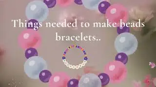 Things needed to make beads bracelet. #bracelet #handmade #beads #shorts