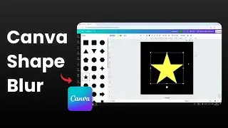 How to Blur a Shape in Canva