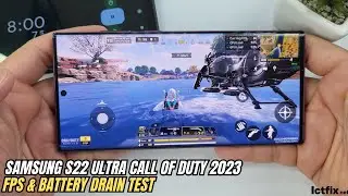 Samsung S22 Ultra Call of Duty Gaming test Season 5 2023