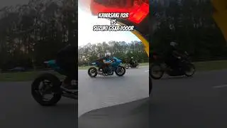 Savage Kawasaki H2R vs Suzuki Gsxr1000r