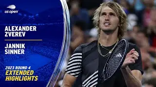 Alexander Zverev vs. Jannik Sinner Extended Highlights | 2023 US Open Round 4