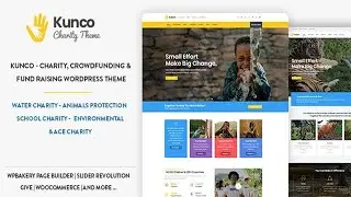 Kunco - Charity & Fundraising WordPress Theme Free Download