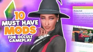 10 MUST HAVE Mods For OCCULT Gameplay! 🔮 (+ LINKS) | 2022 | The Sims 4