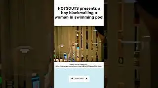 Enf woman caught by boy || Bottomless in swimming pool scene