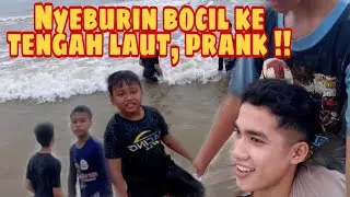 AWALNYA SUKA 😂 TAU-TAU DI CEBURIN KE TENGAH LAUT | PRANK !!