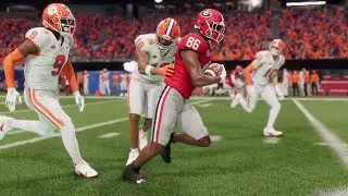 Georgia vs Clemson - NCAA Football 8/31/2024 Full Game Highlights (College Football 25 Sim)