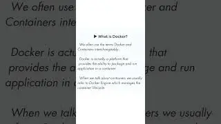 Docker Overview