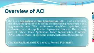 CISCO - Data Center ACI Training || Demo || Net Upgrade