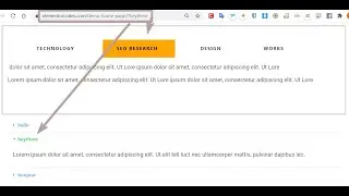 How to Open a Specific Elementor  Tab, Accordion or Toggle on Link Click