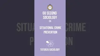 Situational Crime Prevention | 60 Second Sociology (Crime and Deviance)