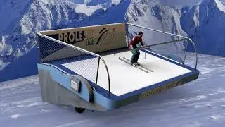 mobile ski slopes simulator for skiing (mobile endless ski slopes)