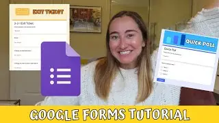 GOOGLE FORMS TUTORIAL 2021 | Google Forms Tutorial for Teachers | Create a Survey and Quiz in Forms!