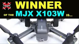 The WINNER of the MJX X103W Drone is...  Thank you to TomTop.