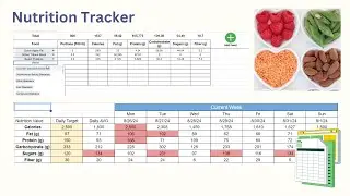 Nutrition Tracker - How to add data for tracking