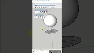 Creating a beach volleyball ball using SketchUp commands.