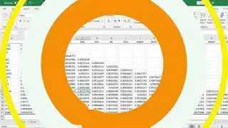 Variance Covariance Matrix in Excel