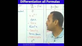 Differentiation all Formulas l Fast revision for 11&12th / JEE/NEET   #Shorts