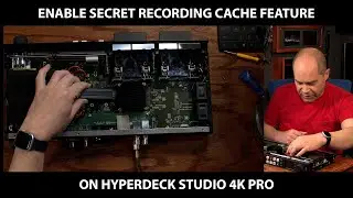 Enable Secret Recording Cache on HyperDeck Studio 4K Pro from Blackmagic Design