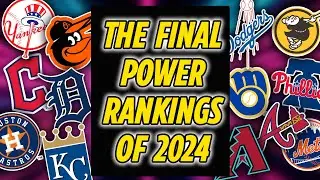 The FINAL MLB Power Rankings of 2024