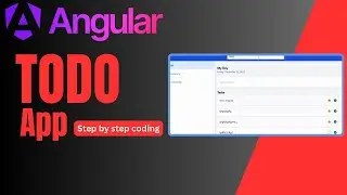 Todo App in Angular : Task Management project in Angular with explanation | Code with Ved | Hindi