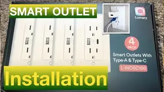 Lumary Smart Outlet in-Wall with Individually Controlled USB Ports [DIY SMART OUTLET INSTALL]