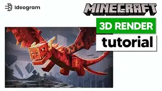 How To Make Instant 3D Minecraft Render With Ideogram AI (How to Use Ideogram AI)