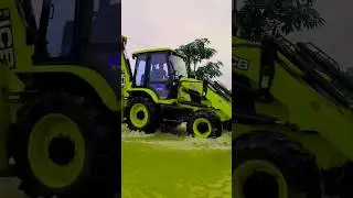 Jcb Working in Flood, 
