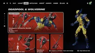 Fortnite Giveaway Day | Gifting Deadpool & Wolverine Bundle Today! Right NOW!